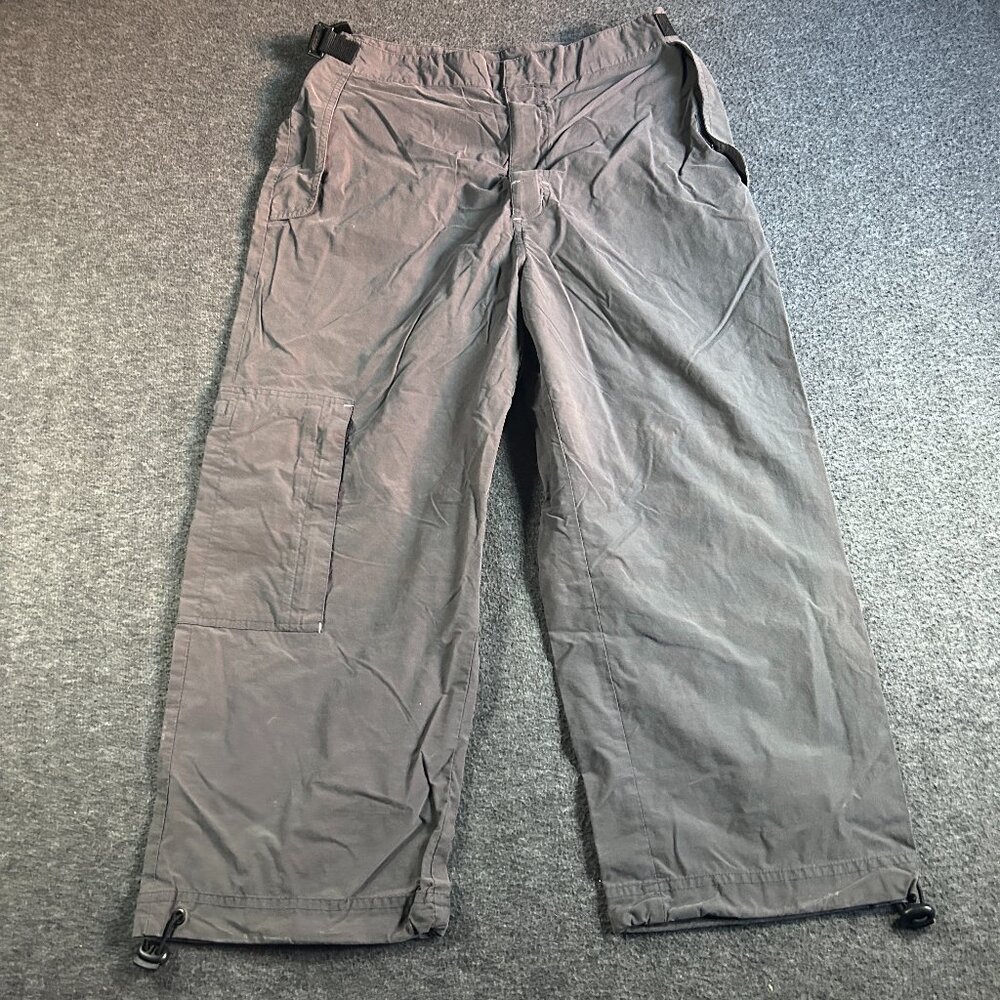Vintage CS Active‎ Mens Hiking Pants Cargo Canvas Sz S 30 Gray Gorpcore Granola